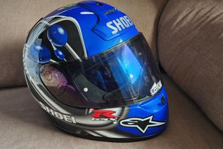 Casco Shoei  azul Talla L