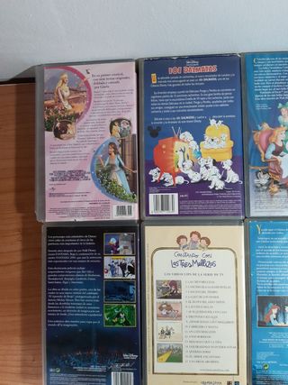 VHS infantiles Disney - 11 pelis 3€ cada una