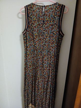 Vestido largo estampado - Fiesta