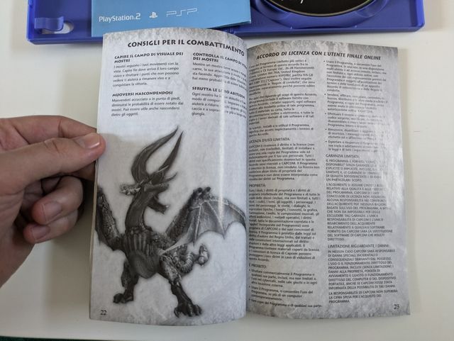 Gioco Capcom Monster Hunter PS2 PAL ITA ESP