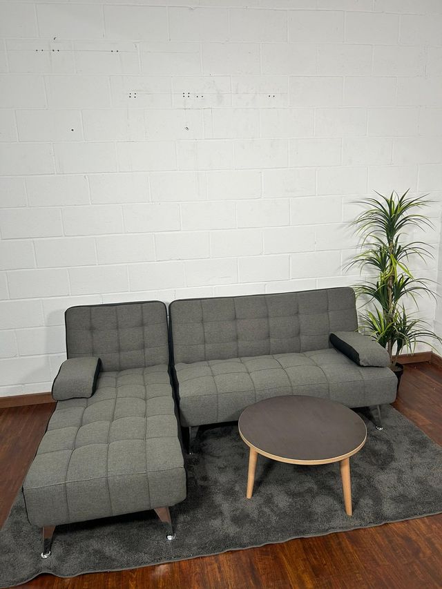 Sofá Cama 2 Plazas - Chaiselongue Nuevo 