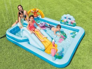 Piscina infantil INTEX con tobogán