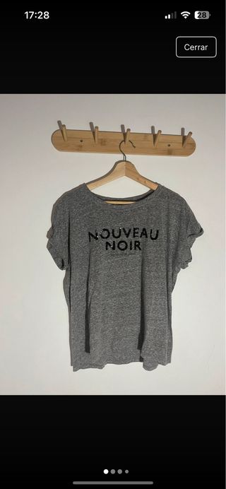 Camiseta gris Nouveau Noir
