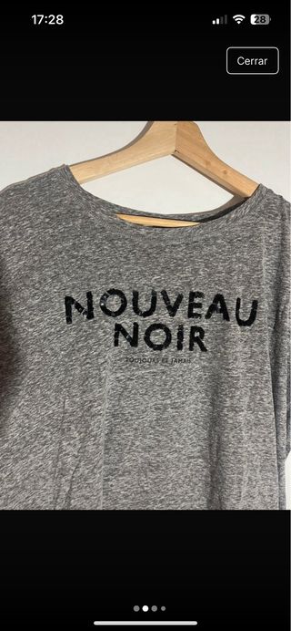 Camiseta gris Nouveau Noir