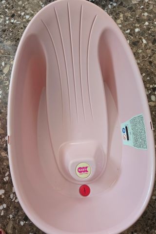 Bañera bebé rosa OK Baby