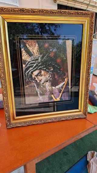 Cuadro Jesús del Gran Poder - Marco antiguo