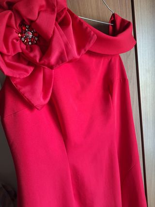 Vestido rojo Sonia Peña - boda