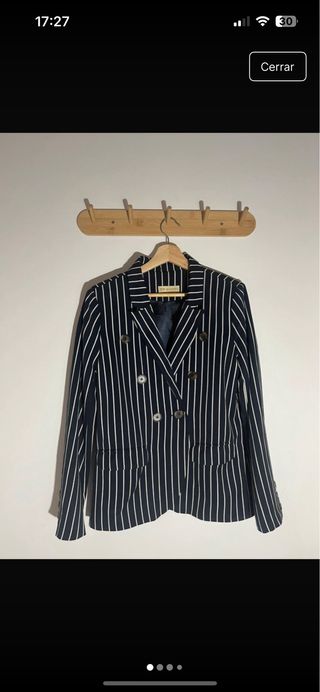 Americana rayas azul marino NUEVA