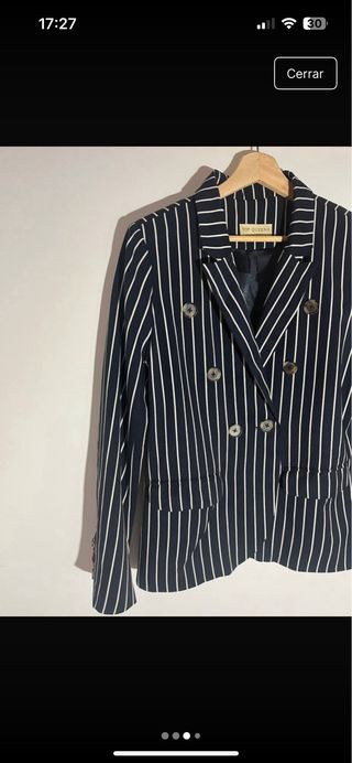 Americana rayas azul marino NUEVA