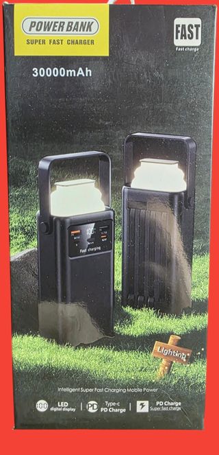 PowerBank 30000mAh Carga Rápida