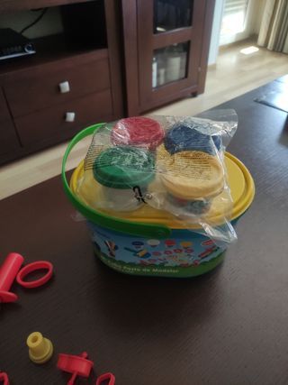 Cubo plastilina infantil