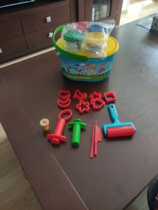 Cubo plastilina infantil