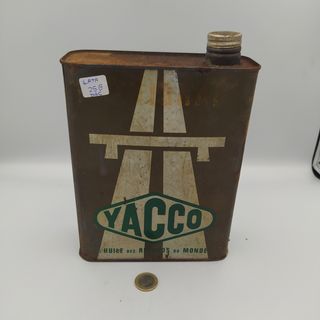 ANTIGUO LATA ACEITE MOTOR YACCO