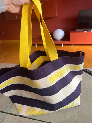 Bolso Bimba y Lola XL rayas. usado 2 veces. PVP120