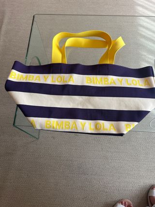 Bolso Bimba y Lola XL rayas. usado 2 veces. PVP120