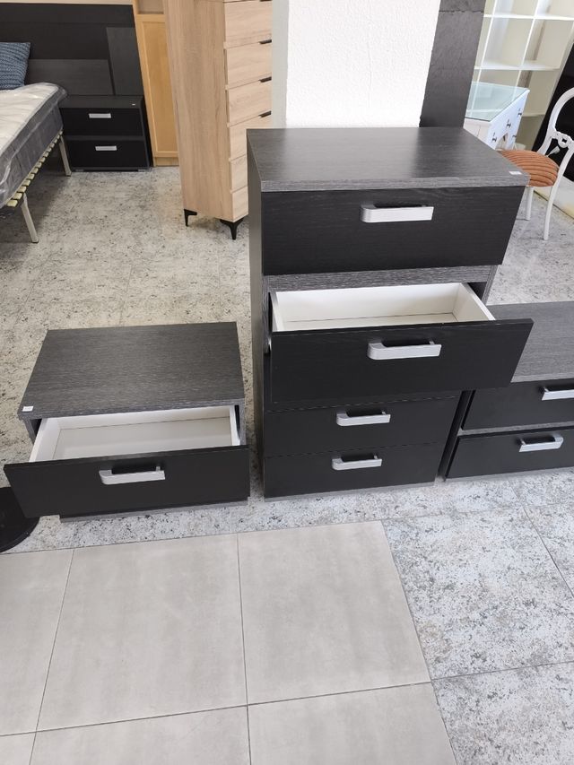 Conjunto 3 cajones - Mesas noche