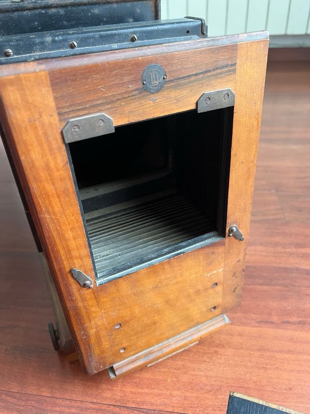 cámara fuelle gran formato.linterna magica.