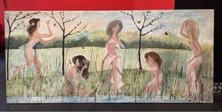 Quadro storico del 1900 dipinto da Dada Bianchi.