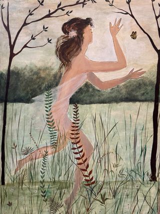 Quadro storico del 1900 dipinto da Dada Bianchi.