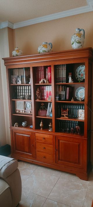 MUEBLES DE SALON EN MADERA MACIZA DE ABEDUL 