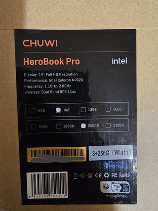 Chuwi HeroBook Pro - Portátil Gris.