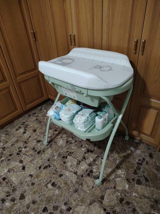 Cambiador bañera bebé - mint