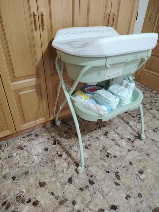 Cambiador bañera bebé - mint