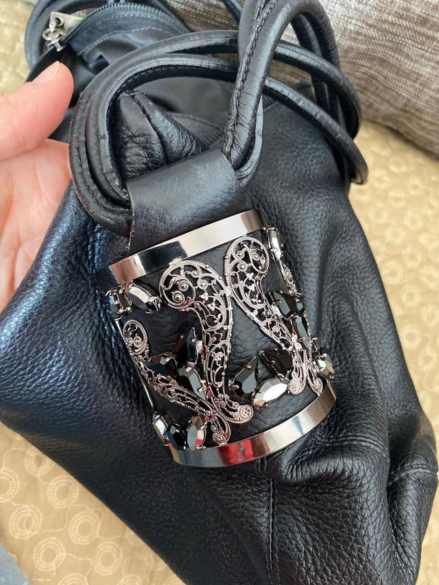 Bolso de mano para mujeres - Piel negro