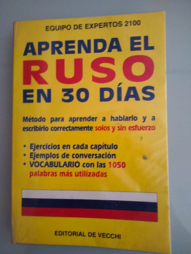 Aprenda el ruso en 30 días, editorial De Vecchi