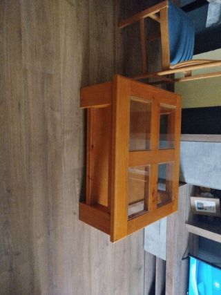 Mesa centro madera - cristal