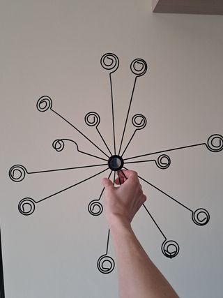 Portafoto a muro - Metallo nero
