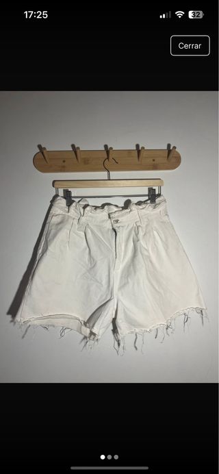 Shorts denim blancos