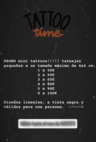 Tattoo Promo