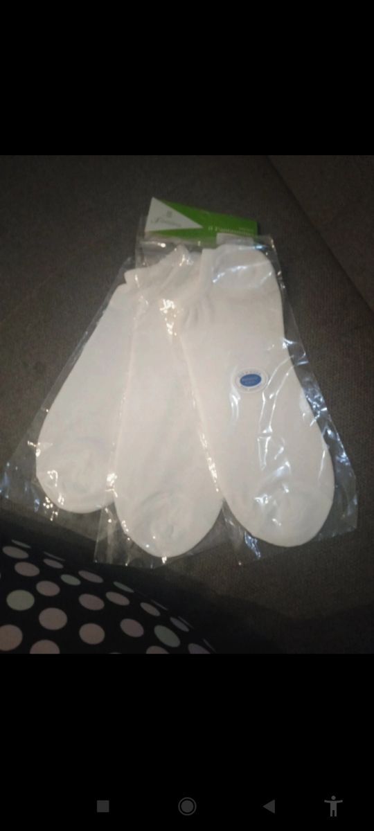 3 Paia Calzini Invisibili TG.45/47