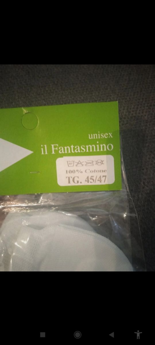 3 Paia Calzini Invisibili TG.45/47