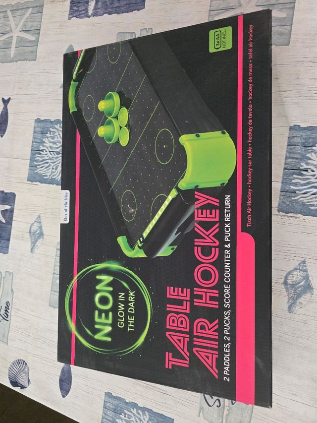 Air Hockey Mesa Neon