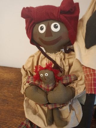 Bambole di pezza stile Raggedy Ann