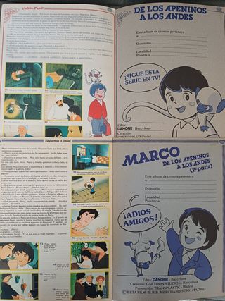 Álbum Marco - Apeninos-Andes (2) Danone