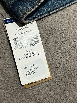 Vaqueros Polo Ralph Lauren - Azul