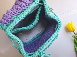 Mochila crochet
