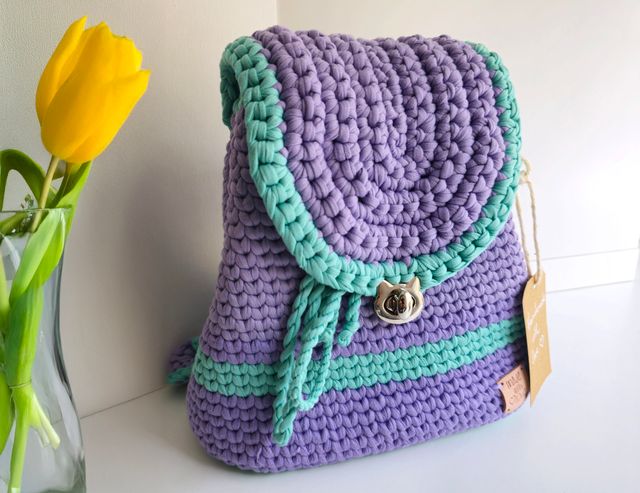Mochila crochet