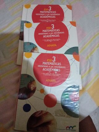 Libro de 3 eso de matemáticas