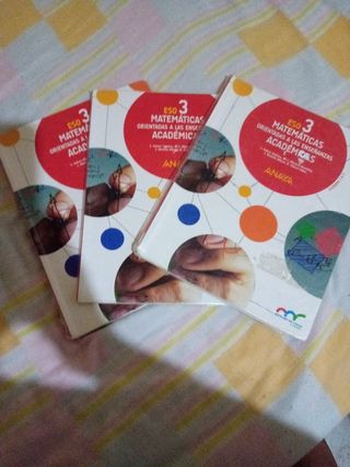 Libro de 3 eso de matemáticas