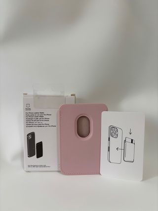 Portafoglio Apple MagSafe Rosa