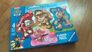 PATRULLA CANINA, +3 años - Puzzle 4en1