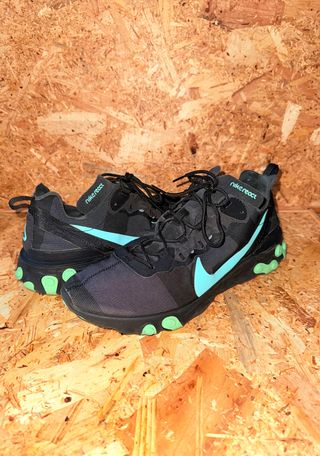Zapatillas Nike React - Negras y Rojas