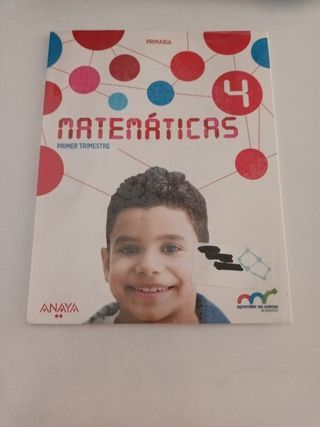 Libro texto MATEMÁTICAS 4° primaria 1° trimestre