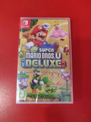 New Super Mario Bros U Deluxe Switch Nuevo 