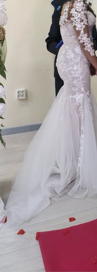 Vestido novia elegante