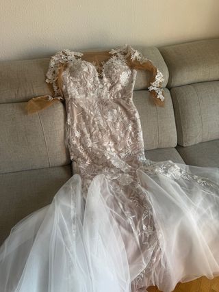 Vestido novia elegante